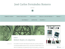 Tablet Screenshot of josecarlosfernandezromero.com